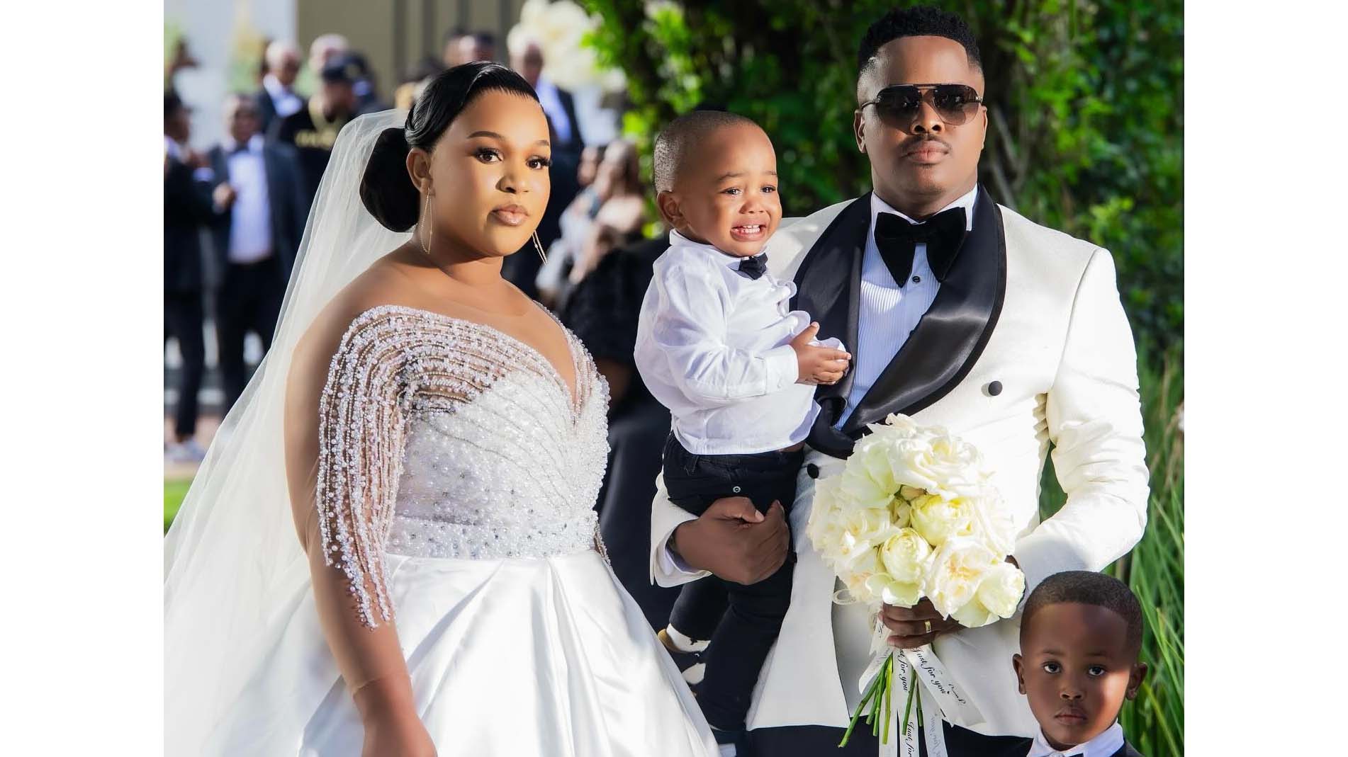 Khuzani Mpungose and his wife, Nondumiso Mathenjwa. (Courtesy pics)